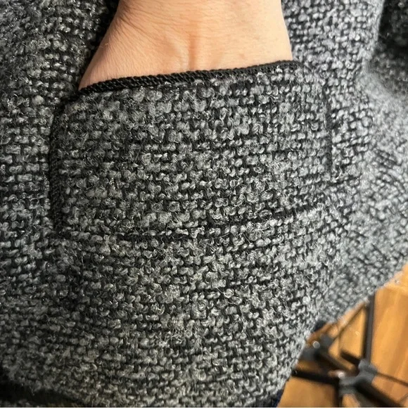 Cynthia Rowley Women’s Tweed Sequin Blazer Professional Classic - Picture 6 of 7